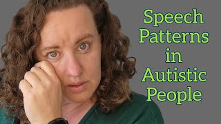 This one hit harder than I thought. Talking about Speech Patterns in Autistic People.