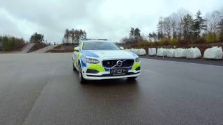 ボルボ新型V90のポリスカーがカッコいい！2017年よりスウェーデン警察に導入（オフィシャル動画）