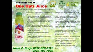 One Opti Juice Drink Dr. Joseph Lee