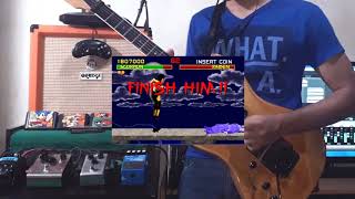 Mortal Kombat Theme Guitar Cover + All fatalities MK arcade