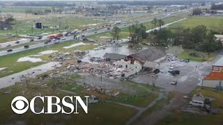 Residents in South begin recovery after tornadoes tear through region