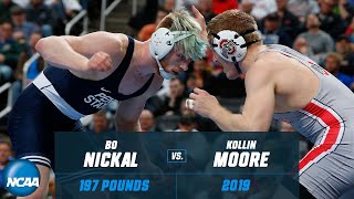 Bo Nickal vs. Kollin Moore: FULL 2019 NCAA championship match at 197 pounds