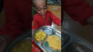 ஒவ்வொரு குழந்தைக்கும் creativity இருக்கும்🤗#minivlog#20Aug23#tomatobiriyani#minitvathal#venpongal