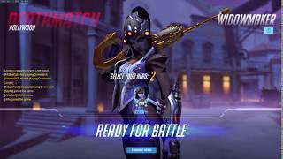 Sky Shot opposing Widow 2x - Overwatch Haunted Hollywood