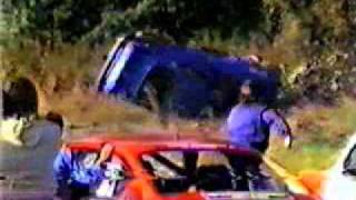 Saab V4 Rally Crash.avi