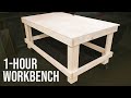 The 1-Hour Workbench / Outfeed Table // Woodworking DIY