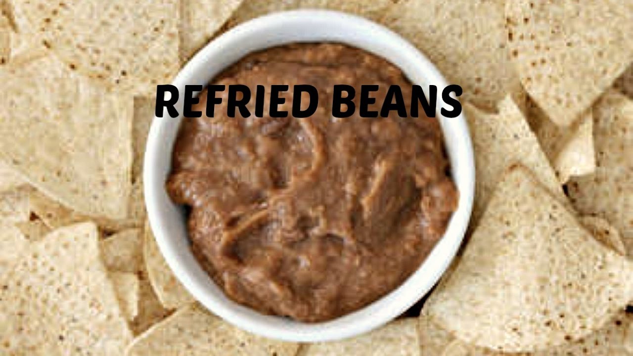 REFRIED BEANS/ FRIJOLES REFRITOS - YouTube