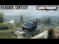 Parkour Contest Riding Along The Cliff Side New Snowrunner Phase 7 Burning Mill USA DLC Gameplay