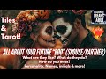 ALL ABOUT YOUR FUTURE BOO!👻❤️‍🔥🎃💍What are they like? How do you meet? DETAILS! ❤️‍🔥TILES+TAROT