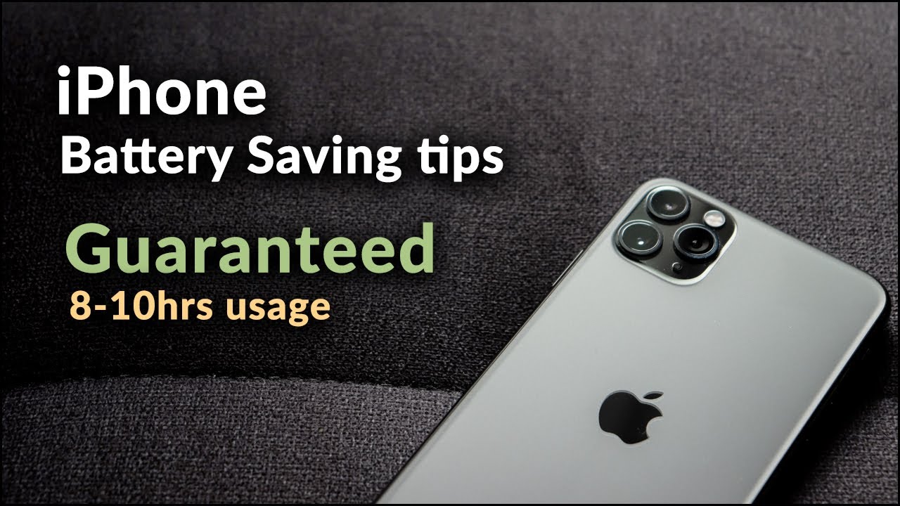 40 Iphone Battery Saving Tips Youtube