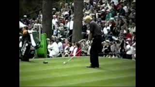 1996 Masters - Tiger and Norman Teeing off on 14 - Practice Round