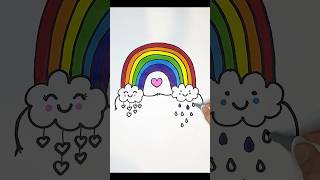 🌈 How to Draw a Rainbow Easy / Drawing for Kids Step by Step #drawing #rainbow #tutorial