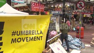 HONG KONG: LAST PROTEST SITE AFTER THUR CLEARING