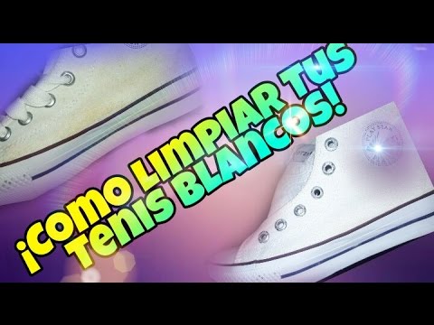 Como Blanquear Limpiar Tenis Blancos/Funciona/FlorelizMak - YouTube