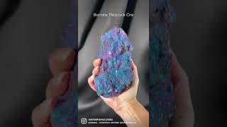 Peacock Ore Crystal, Bornite. We have it in stock and it’s magnificent! #crystal #shorts #rainbow