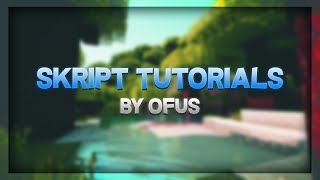 Skript Tutorial #3 | Variables & Types