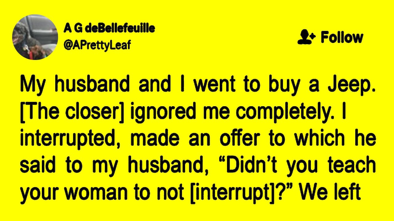 People Ignored Women Because There Was A Man Nearby