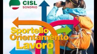 Sportello Orientamento Lavoro Cisl Sondrio