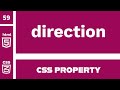 CSS Property : direction explained !
