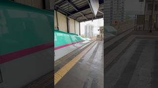 ［ショート］はやぶさ・こまち22号盛岡駅発車　#shorts #shinkansen #morioka #japan