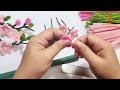 how to make cherry blossom with pipe cleaner handmade gift ideas by handcraft sreyneang