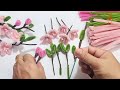 how to make cherry blossom with pipe cleaner handmade gift ideas by handcraft sreyneang