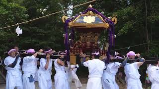 令和六年 南房総市千倉町宇田 熊野神社 牧田下立松原神社到着