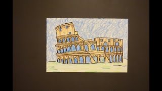 Let's Draw the Ancient Roman Colosseum!