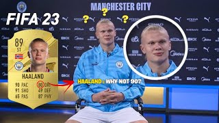PLAYERS REACT TO FIFA 23 RATINGS! (RATINGS REACTION) FT. HAALAND