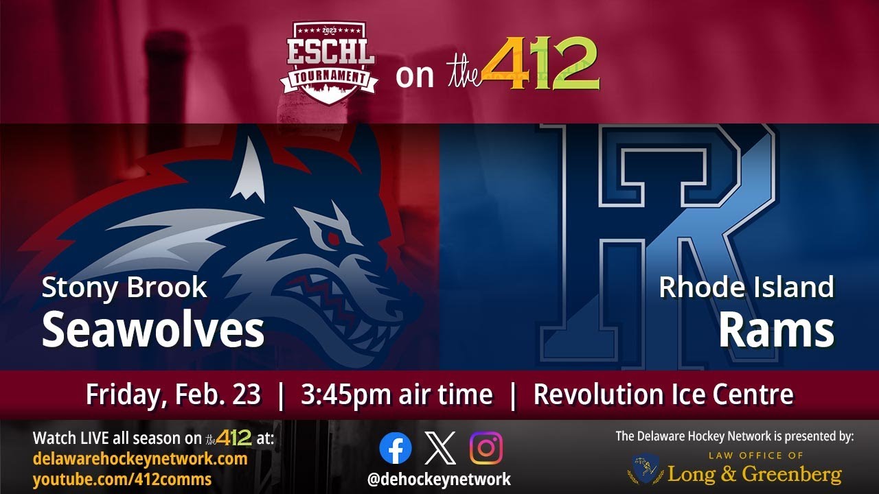 ESCHL On The412 • Quarterfinal #1: Stony Brook At Rhode Island - YouTube