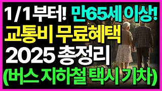 만65세 이상 전국 교통비 지원 버스비, 지하철, 기차 무료는 어디? 모두 정리해드립니다