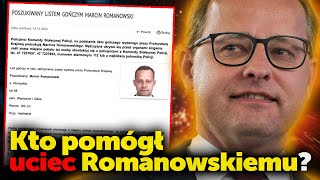 Kto ukrywa Marcina Romanowskiego? Kto mu pomógł w ucieczce?