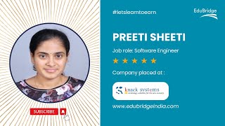 EduBridge Review: Fulfilling dreams post-marriage, Preeti's journey with EduBridge #softwareengineer