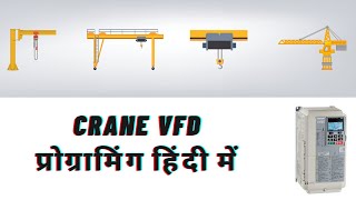 Yaskawa Crane VFD Program in Hindi | Crane AC Drive Commissioning