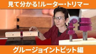 見て分かるルーター・トリマー　グルージョイントビット編