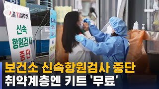 동네 병·의원서만 신속항원검사…취약층엔 키트 '무료' / SBS