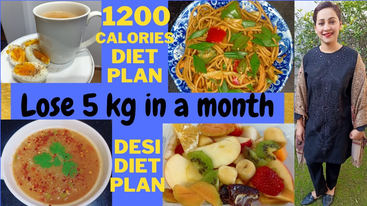 Diet Plan To Lose Weight Fast| Pakistani 1200 Calories Diet Plan For ...