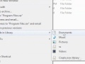 How to create a new folder in your library in Windows 7