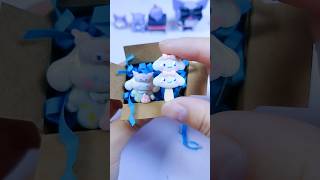 cute cinnamoroll mini box package 📦 #サンリオ #シナモロール #papercraft #shorts #funny