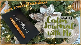 Calm Journal Prompts '24 | Wk 49 | Happy Mail Draw💌Christmas Deco🎄Estie Code🖋️ #journaling #journal