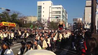 唐津くんち 町廻り ２０１５－市役所前