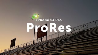 Unleash Your Creative Potential with the iPhone 13 Pro 4K ProRes Footage!