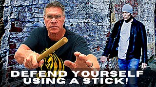 How to hit someone with a stick for self defense - how to use the short self defense stick