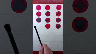 Drawing all sharingan eye | Naruto | satisfying  #shorts