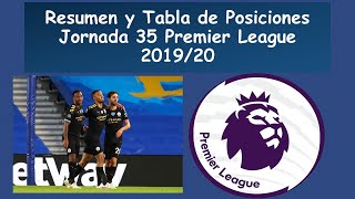Resultados y Tabla de Posiciones|| Jornada 35|| Premier League 2019/20 🏴󠁧󠁢󠁥󠁮󠁧󠁿 ⚽