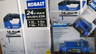 unboxing jigsaw kobalt and 24v max2.0ah