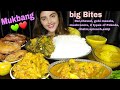 Eating Dal Chawal & Sabji*Simple Food*With Blooper,Mukbang,Big Bites, Messy Eating,Homely veg Food 😋