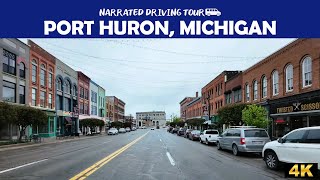🚘 Port Huron, Michigan 🌉 4K Drive