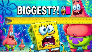 Sandy Cheeks Ranking By Size! 📏 Biggest to Smallest SpongeBob Moments