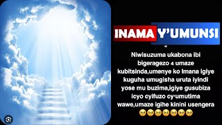 Inama yumunsi:Congratulations!Imana igiye gusubiza ikifuzo cyawe niba umaze guts